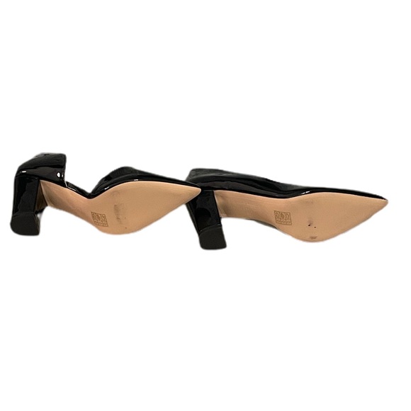 Gorgeous new Black Patent heels size 10 never worn - Picture 3 of 3